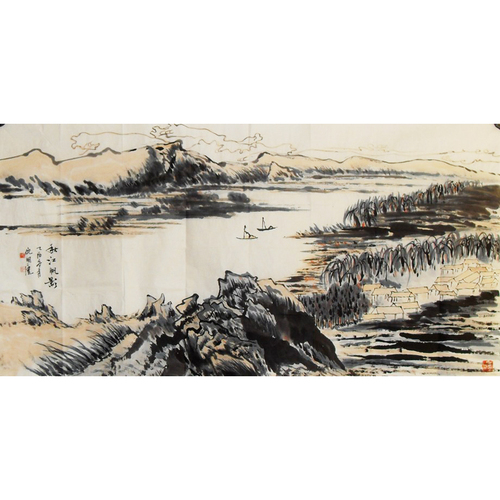 倪国庆 浙江省书协会员 书法作品 &nbsp;69×138