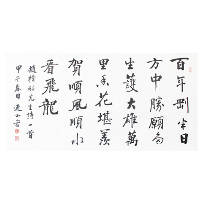 中国书协理事宗家顺 精品保真行书书法69cm×138cm